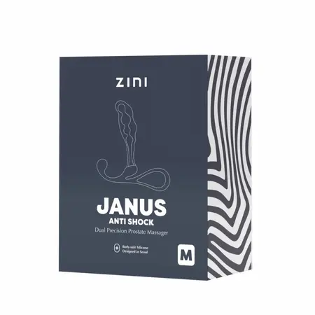 Zini Janus Anti Shock M Black - Dual Precision Prostate Stimulator