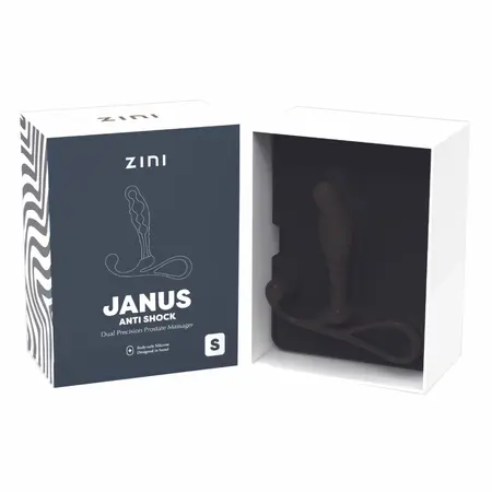 ZINI Janus Anti Shock S Black - Dual Anatomic Massager, Water Resistant