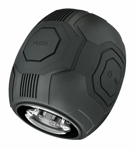 Blush Novelties Dome X automatski vibrirajući masturbator u crnoj boji sa 10 modova vibracije i USB punjenjem