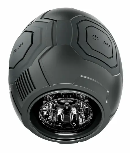 Blush Novelties Dome X automatski vibrirajući masturbator u crnoj boji sa 10 modova vibracije i USB punjenjem