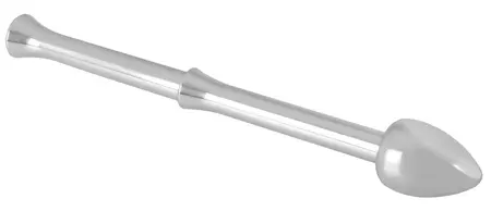 Rebel Metal Milking Stick, punjivi sistem za prostatu, srebrni, 26.5cm