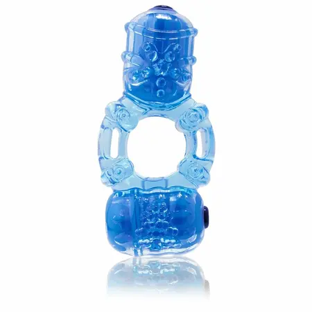 The Screaming O Big O 2 Blue Double Vibrating Ring System