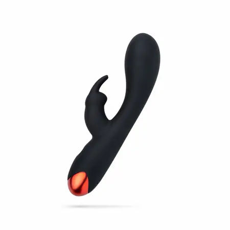 Lieberte Beate Dual Action silikonski intimni masažer, roze, USB punjiv