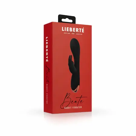 Lieberte Beate Dual Action silikonski intimni masažer, roze, USB punjiv