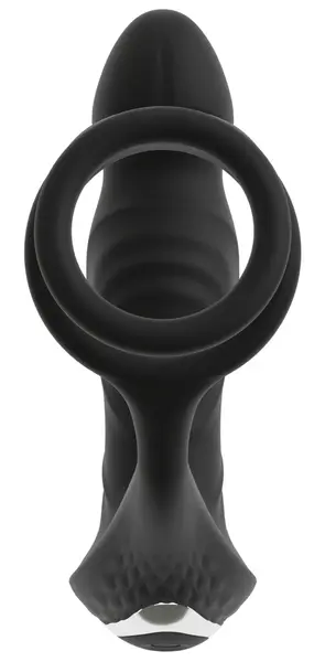 Rebel RC Vibrating Prostate Plug Intimate System with Remote, Black