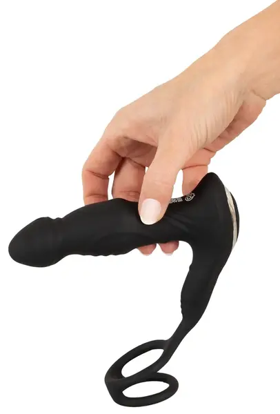 Rebel RC Vibrating Prostate Plug Intimate System with Remote, Black