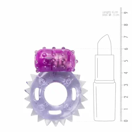 Screaming O Vibrating Ring Purple - Flexible Stimulation System, One-Time Use