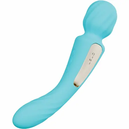 LELO SWITCH Vibrator Wanda dvostrani vibrator u tirkiznoj boji sa kontrolom preko aplikacije