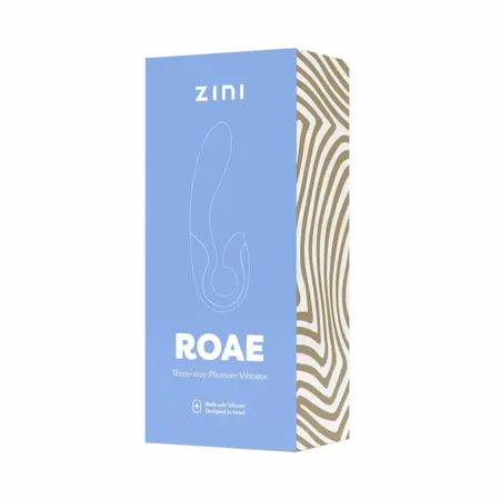 ZINI ROAE Pink precizni vibrator za više zona, 5 brzina, 15 modova vibracije