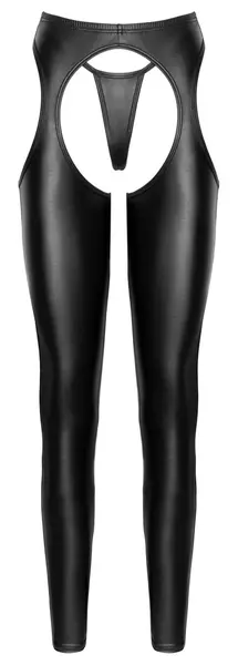 Cottelli PARTY mat crne čaps pantalone i tangice S, moderan stil helanki