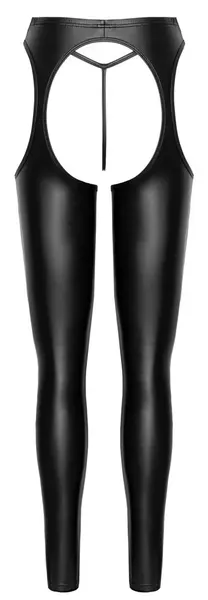 Cottelli PARTY mat crne čaps pantalone i tangice S, moderan stil helanki
