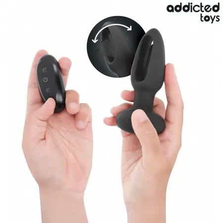 Addicted Toys vibrirajući analni čep sa daljinskim upravljačem i oscilirajućim silikonskim vrhom 130mm