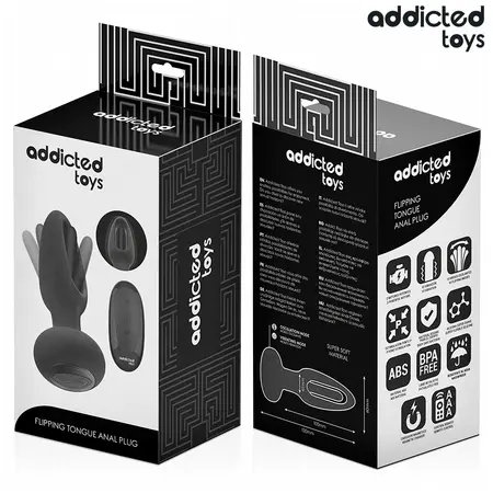 Addicted Toys vibrirajući analni čep sa daljinskim upravljačem i oscilirajućim silikonskim vrhom 130mm