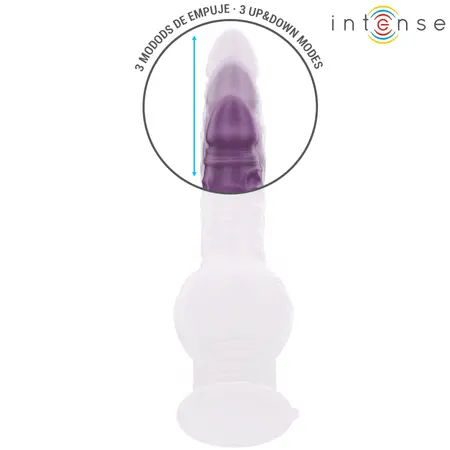 INTENSE Tatum multifunkcionalni vibrator sa gore dole pokretima 24cm ljubičasti