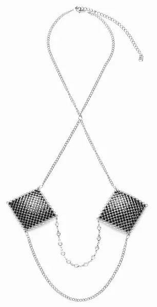 Cottelli Accessories nakit za bradavice sa srebrnim lančićem Glam set dimenzija 5.5x5.5 cm