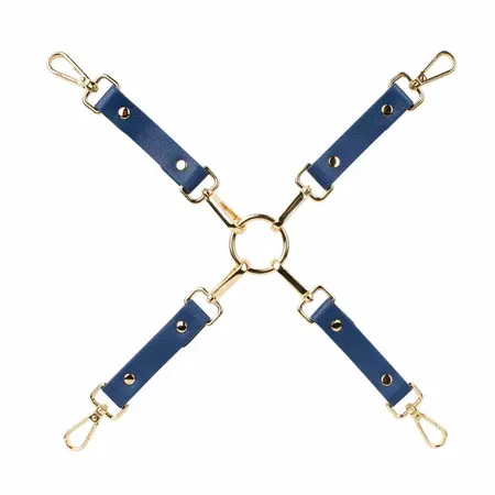 Naughty Navy 7-Piece Restraint Set - Adjustable Blue Bondage Kit