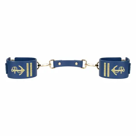 Naughty Navy 7-Piece Restraint Set - Adjustable Blue Bondage Kit