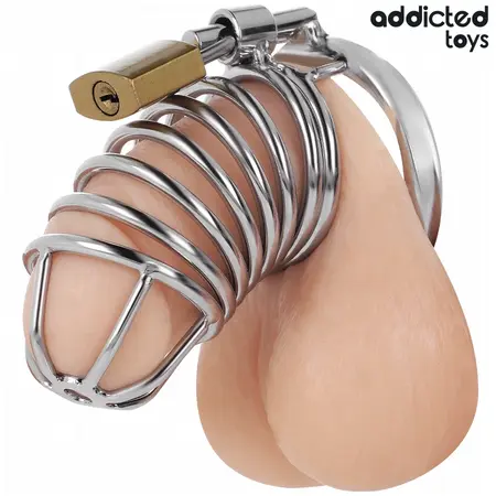 Addicted Toys Locked Iron Cell Metal Restraint Device 5 cm Size L
