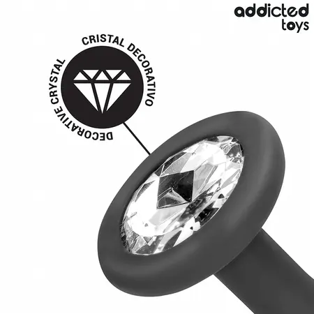 Addicted Toys set silikonskih čepova u 3 veličine sa ukrasnim kristalom na bazi