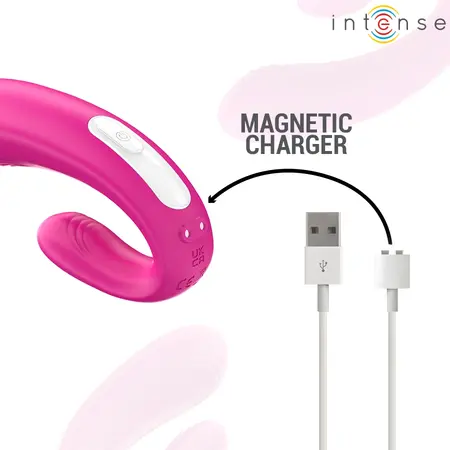 Intense Janet Dual U-Shaped Remote Vibrating Device Pink 10.2cm