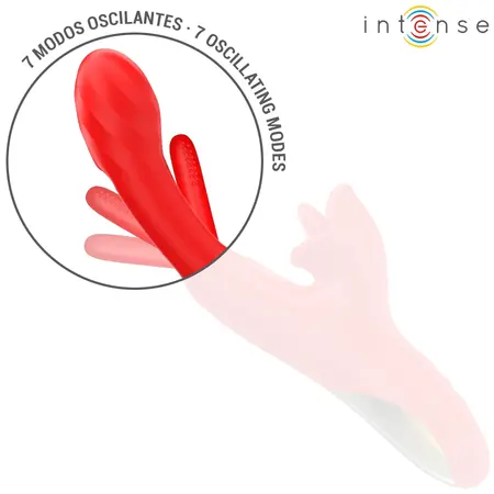 Intense Jessica Red napredni multifunkcionalni vibrator dužine 24.8 cm