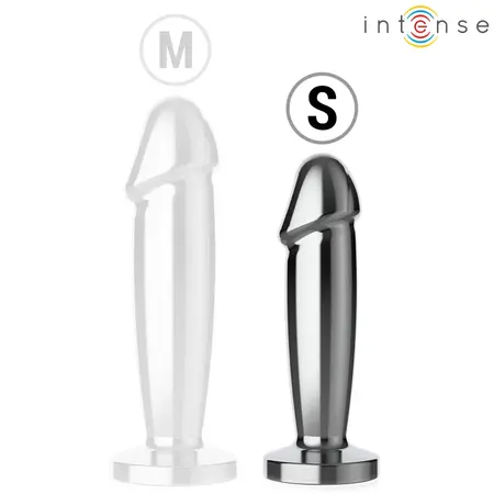 INTENSE S metalni intimni čep sa 10 modova vibracije i daljinskim upravljačem, dužina 10 cm