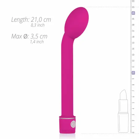 Vibe Collection Rechargeable Pink Curved G-Spot Intimate Device ABS