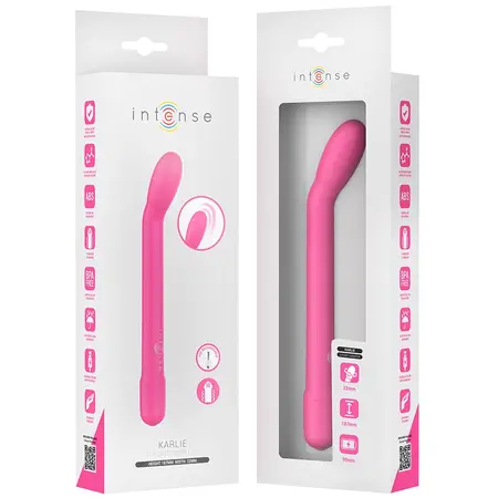 Intense Fun G-Spot Vibrating Device Pink 10 Modes USB Rechargeable 19cm