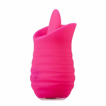 Tracy's Dog Licky Rechargeable Silicone Tongue Simulator 10 Modes Pink