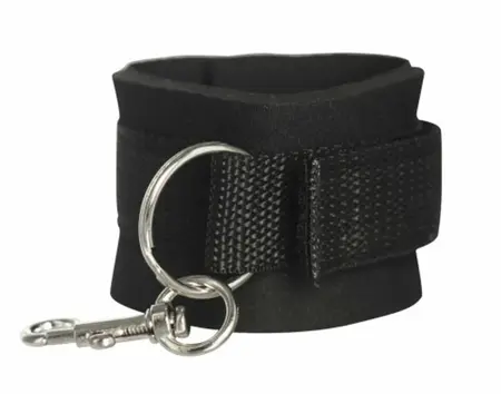 Frisky Stay Put Adjustable Cross Tie Restraint System, Black, Neoprene