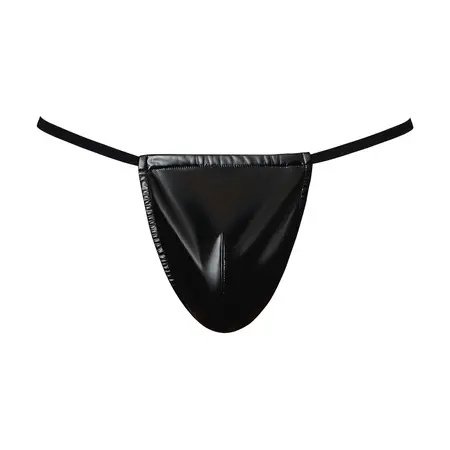 Male Power Liquid Onyx 2.0 Wetlook G string crne univerzalna veličina