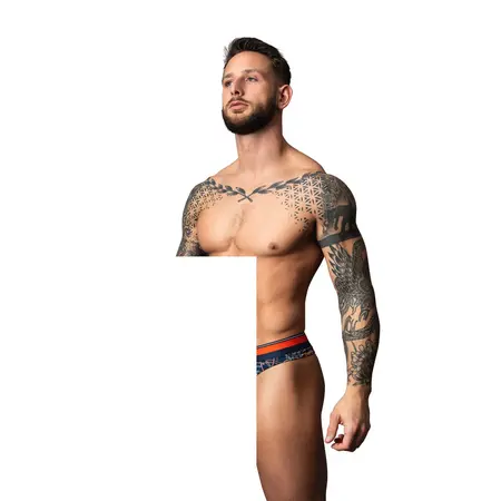 Male Power Soo Cumfy tangice L/XL Marble Blue od nežnog modal materijala