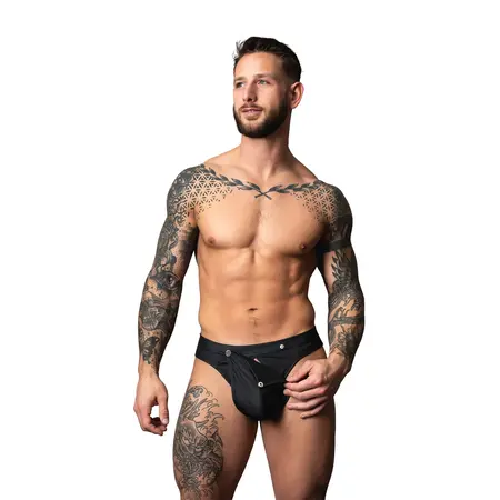Male Power Oh Snap! Snap Off Jock L/XL Black inovativan dizajn na skidanje