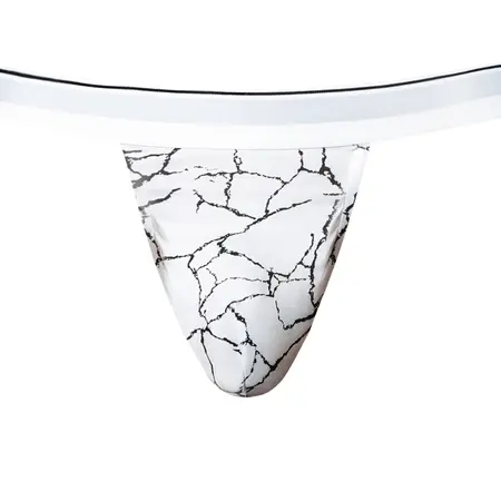 Male Power Soo Cumfy Jock L/XL Marble White, mekana modalna podrška