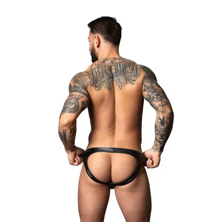 Male Power Liquid Onyx 2.0 Wetlook Jock Brief L/XL Crni