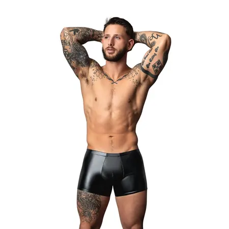 Male Power Liquid Onyx 2.0 Short Pouch S crni wetlook muški veš