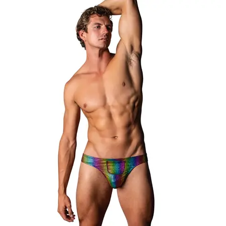 Male Power Arcoiris tange sa kobalt plavim Boneyard prstenom L/XL plave