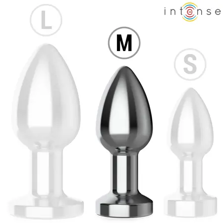 Intense Metal Vibrating Plug M, 10 modova vibracije, daljinski upravljač, vodootporan