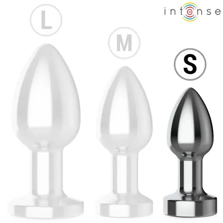 Intense S Metal Plug - 10-Mode Remote Vibrating, Waterproof, Silver