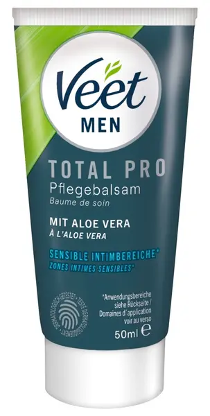 Veet Men TOTAL PRO set za depilaciju intimne regije sa aloe verom 2 komada