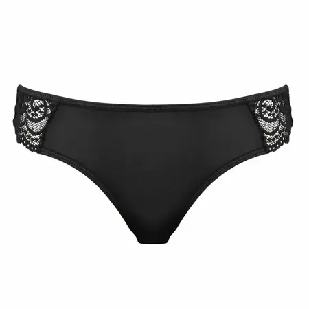 Underneath Lace Nina - Elegant Lace Women’s Panties, Black, Size L/XL