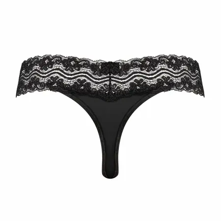 Underneath Jane 3-Piece Thong Set - Multicolor, Stretch Fit, S/M