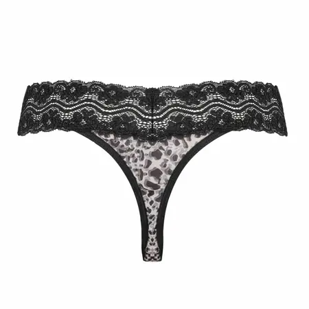 Underneath Jane 3-Piece Thong Set - Multicolor, Stretch Fit, S/M