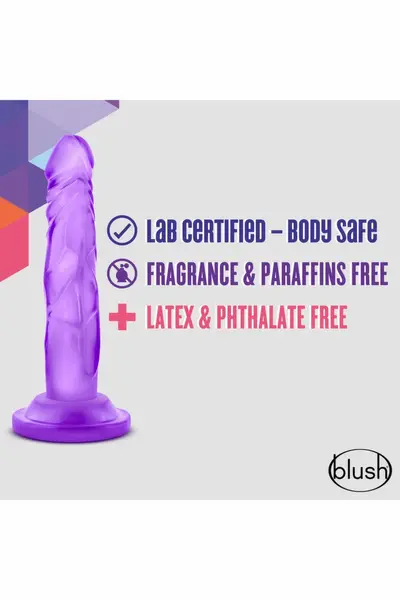 Blush Novelties B Yours Mini System Purple, kompaktan intimni model od silikona
