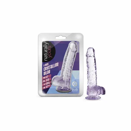 Blush Naturally Yours Amethyst Intimni Oblik 6'' sa Usisnom Čašom TPE