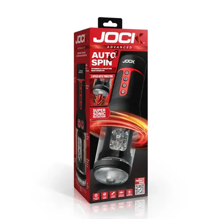 Auto Spin Advanced Rotating & Thrusting Intimate Device Transparent/Black