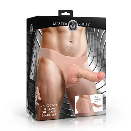 Blush Arnes Silicone Curved Hollow Harness 19 cm, podesiv i diskretan
