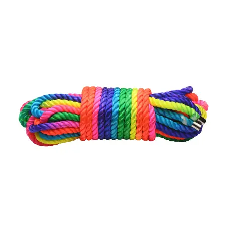 Cuerda Arcoiris Neon Rainbow bondage konopac 9.75m izdržljivi najlon 7.6mm