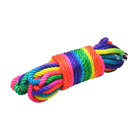 Cuerda Arcoiris Neon Rainbow bondage konopac 9.75m izdržljivi najlon 7.6mm