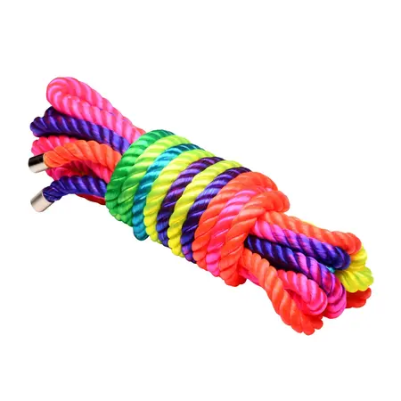 Blush Cuerda Arcoiris najlonski konopac za bondage dužine 4.88 metara u duginim bojama bez jezgra